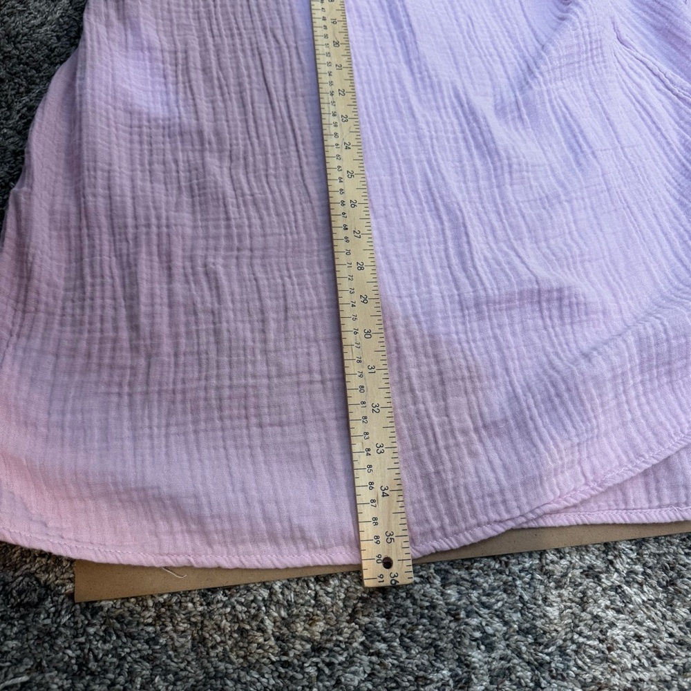 NWT J. Crew 100% Cotton Maxi Slit Pinkish Purplish Skirt Size Small - Picture 7 of 7